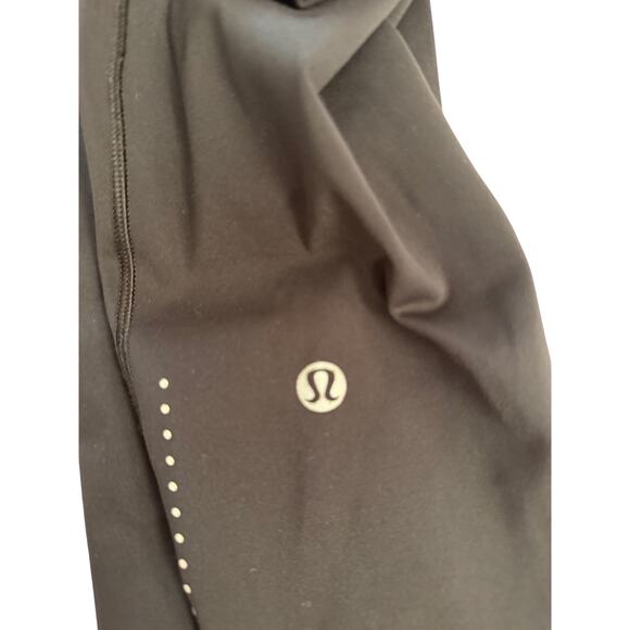LULULEMON Women's Fast & Free Crop Reflective Nulux 19" W/Pockets in Black Sz 4 - Picture 5 of 8